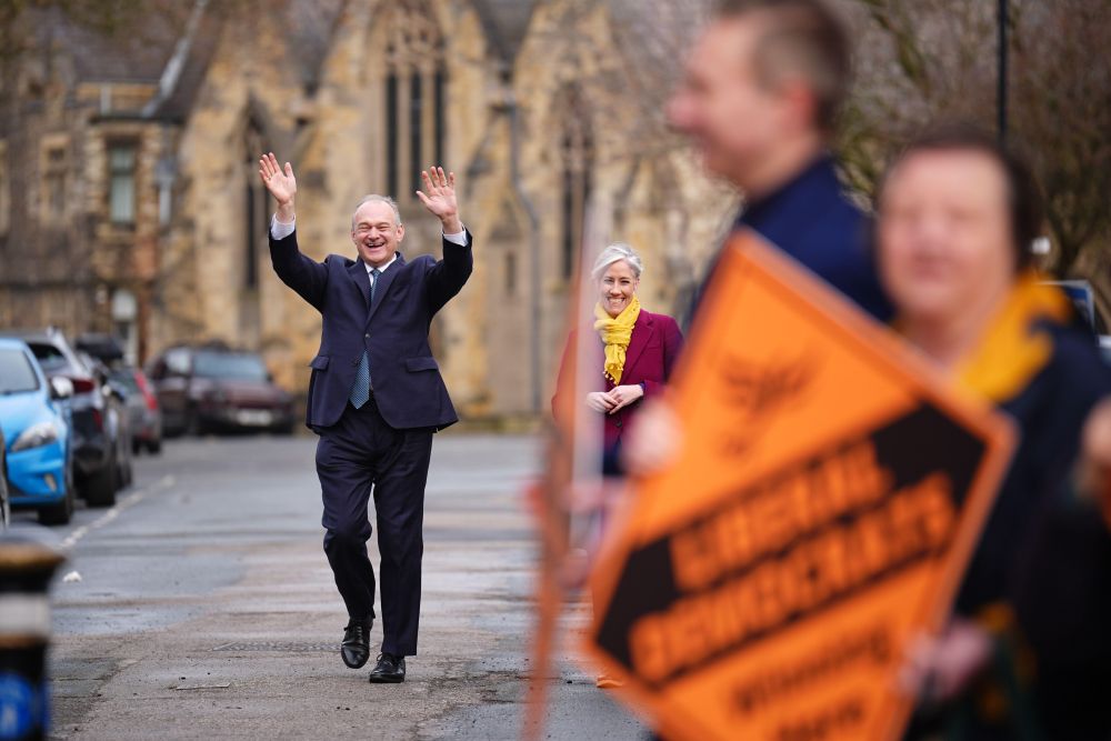 Lib Dem leader Ed Davey and his deputy Daisy Cooper